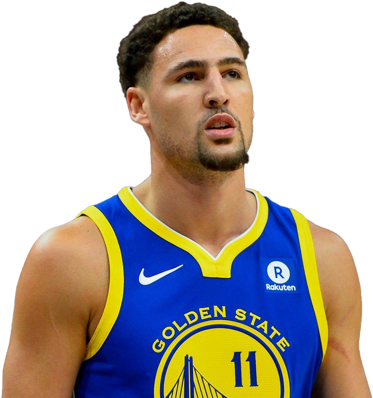 Basketball Playerin Golden State Warriors Jersey