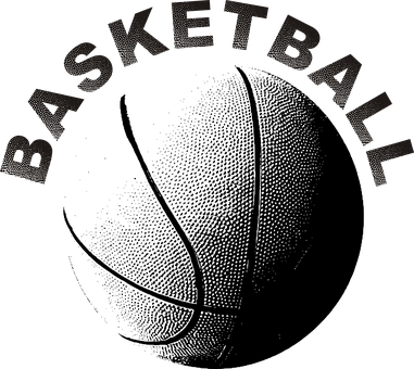 Basketball Text Artwork