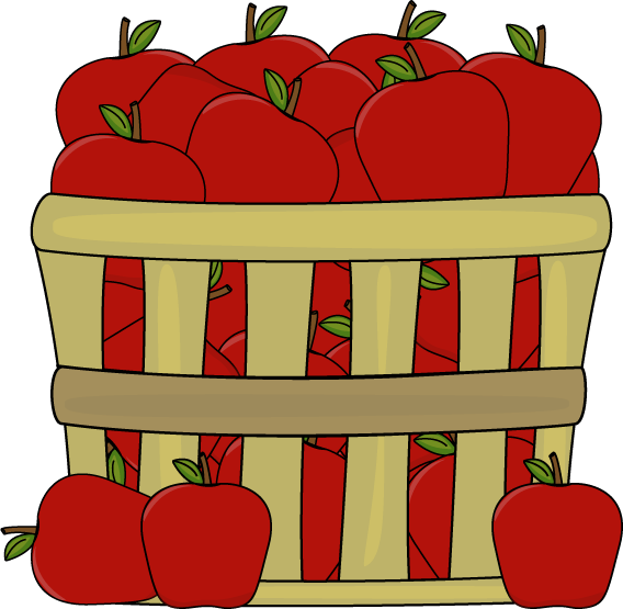 Basketof Red Apples Illustration