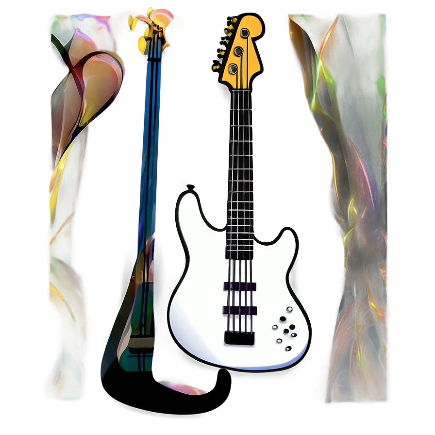 Bass Guitar Silhouette Png Xgb