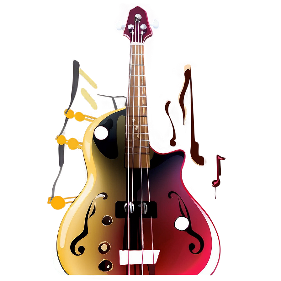 Bass Notes Music Png 06112024