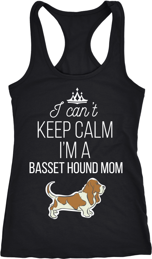 Basset Hound Mom Tank Top