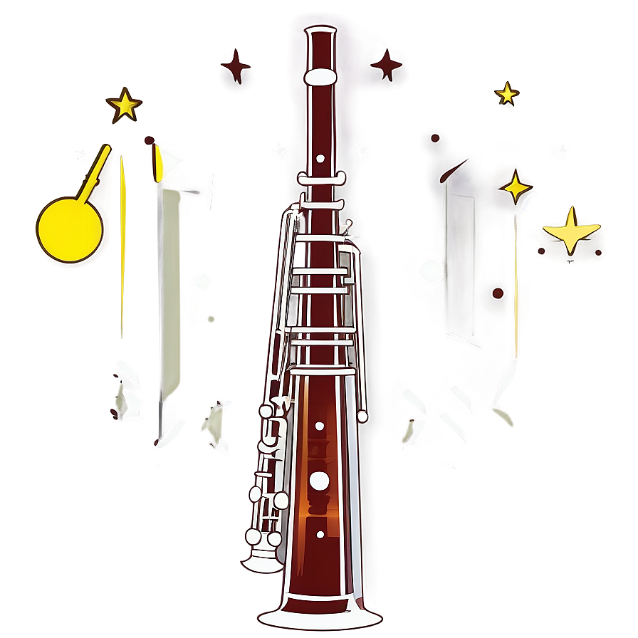 Bassoon Line Art Png Ltu10