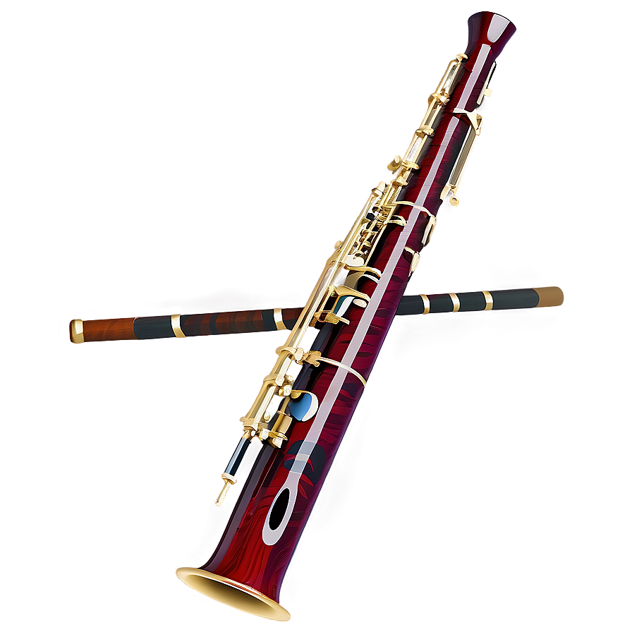 Bassoon With Butterfly Png Ptq