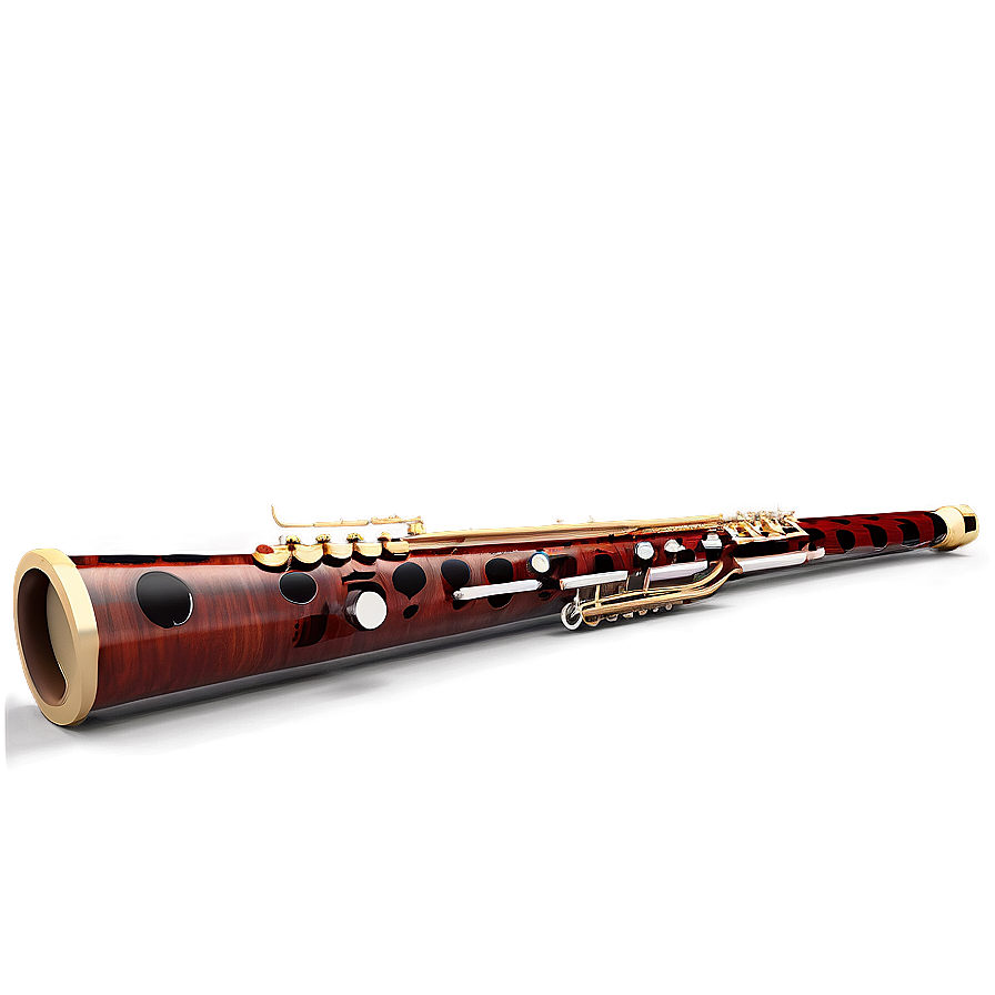 Bassoon With Musical Score Png 19