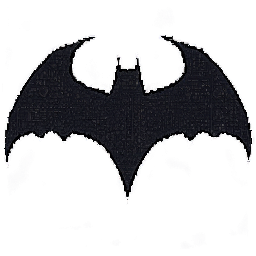 Batman Logo In Pixel Art Png Aam28