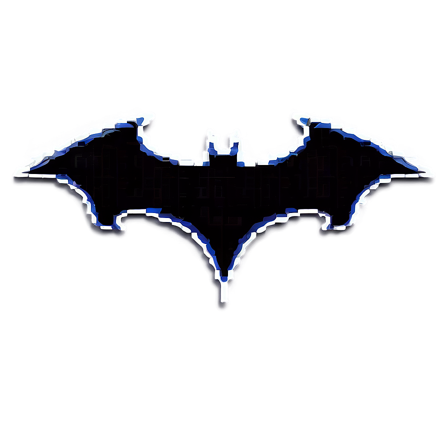 Batman Logo In Pixel Art Png Yav