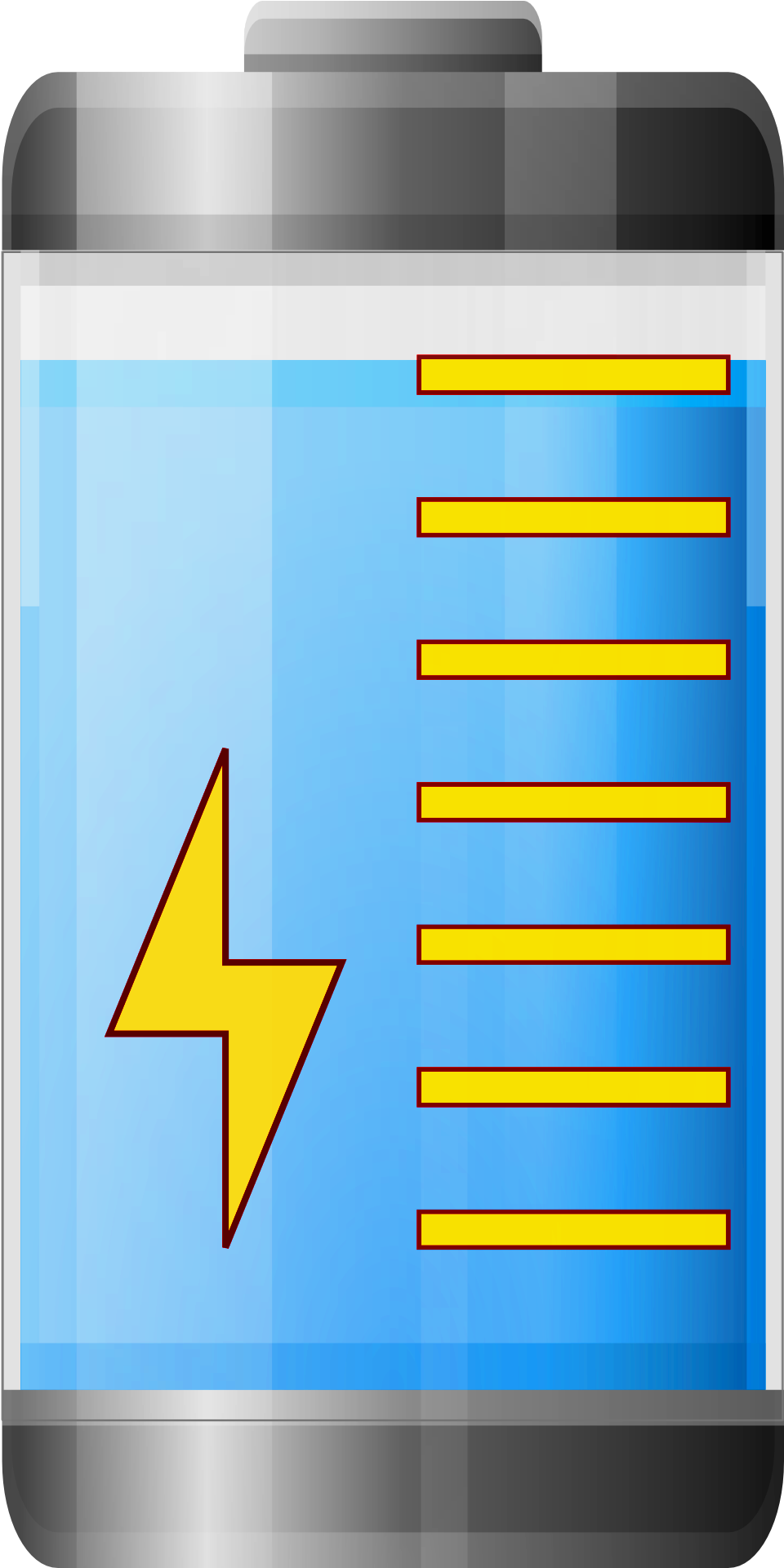 Battery Icon Full Charge Illustration