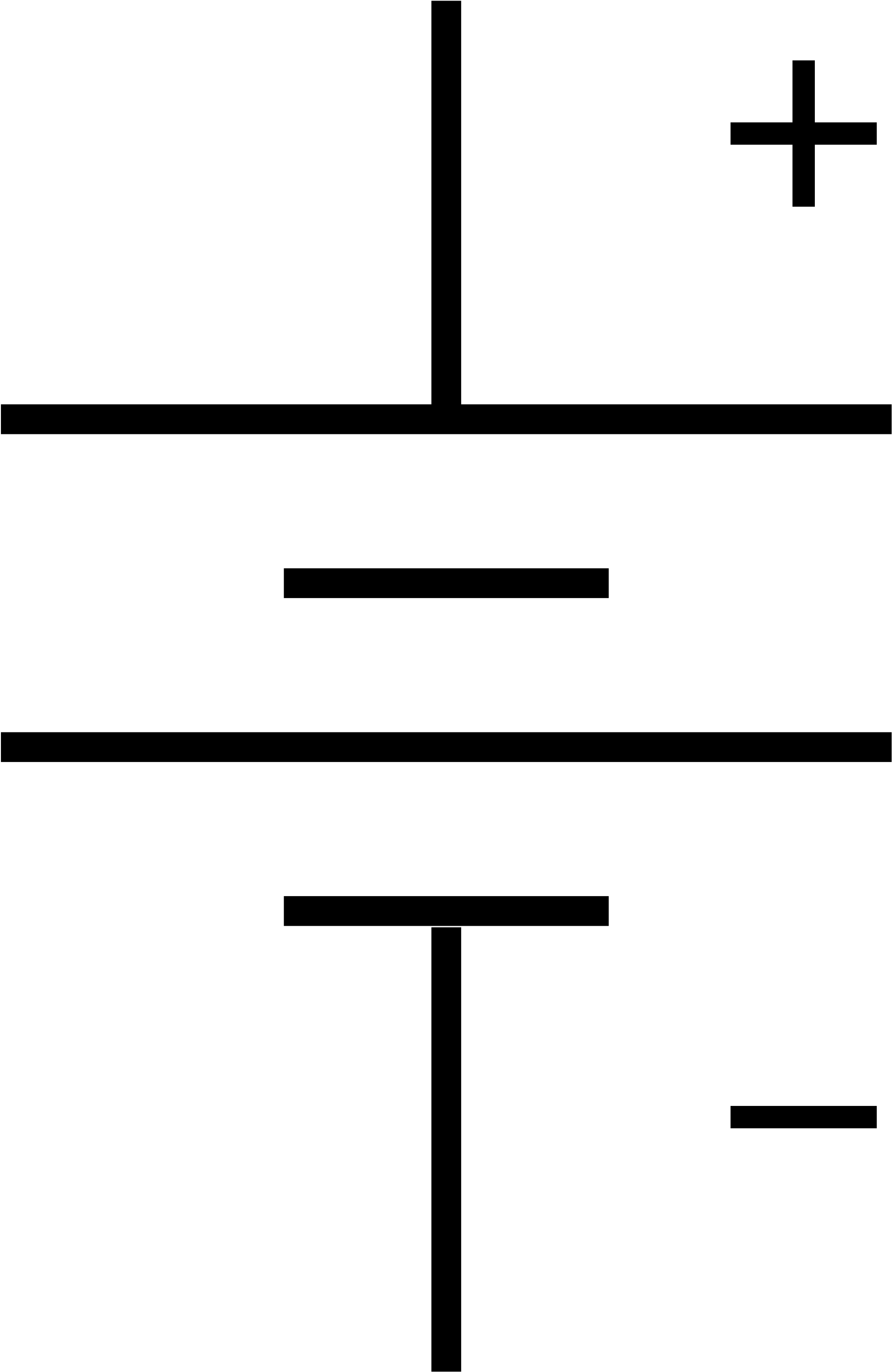 Battery Polarity Symbols Graphic