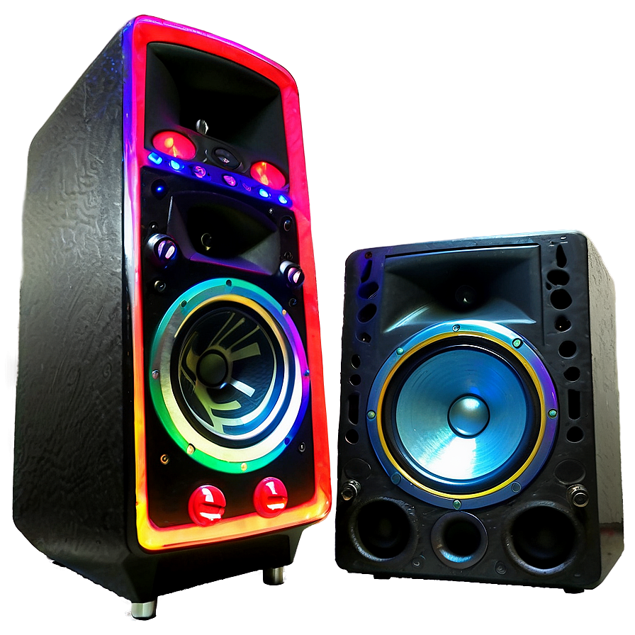 Battery Powered Dj Speakers Png 06292024