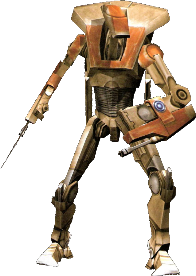 Battle Droid Full Body Render