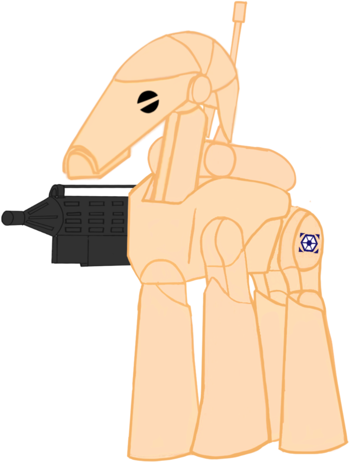 Battle Droid Illustration