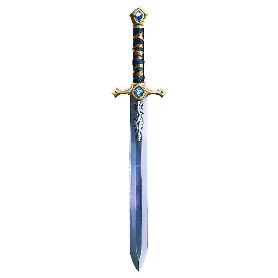 Battle-ready Diamond Sword Png 84