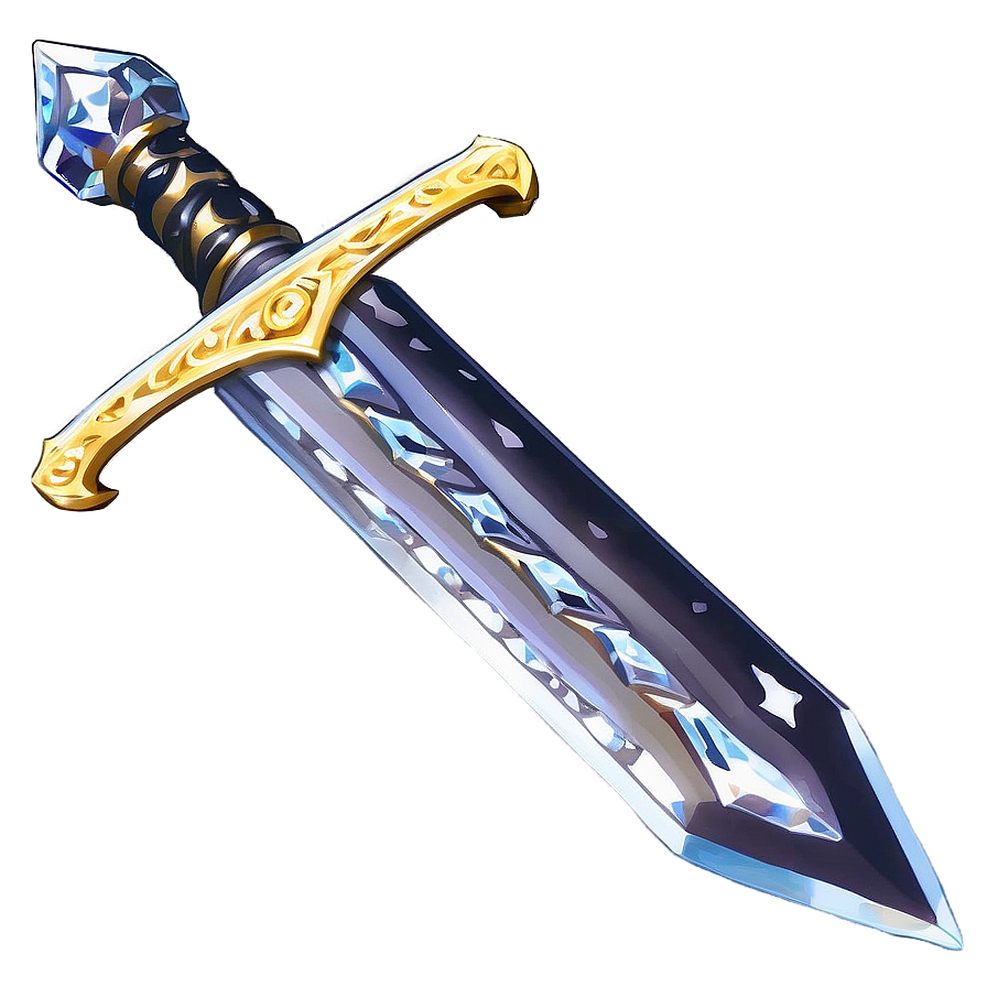 Battle-ready Diamond Sword Png Esi