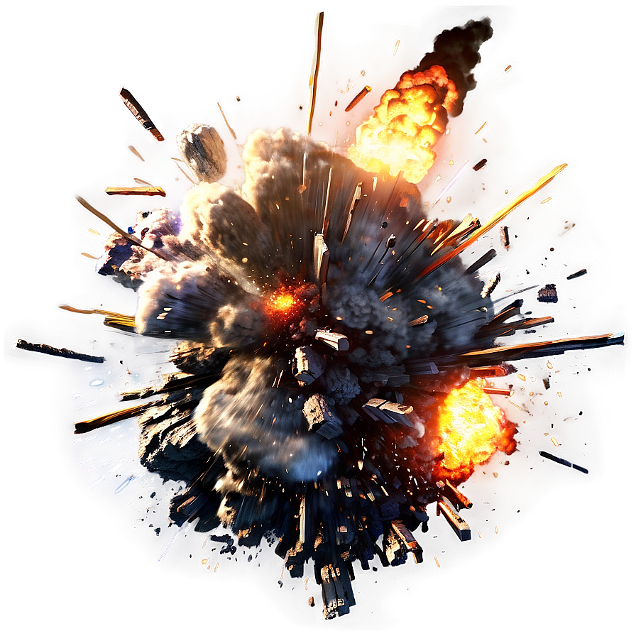 Battle Scene Explosion Png Mif