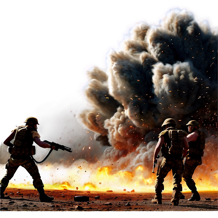 Battle Scene Explosion Png Vbo49