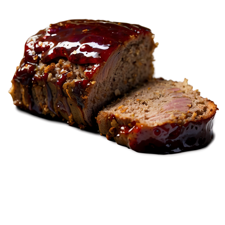 Bbq Glazed Meatloaf Png Nop76