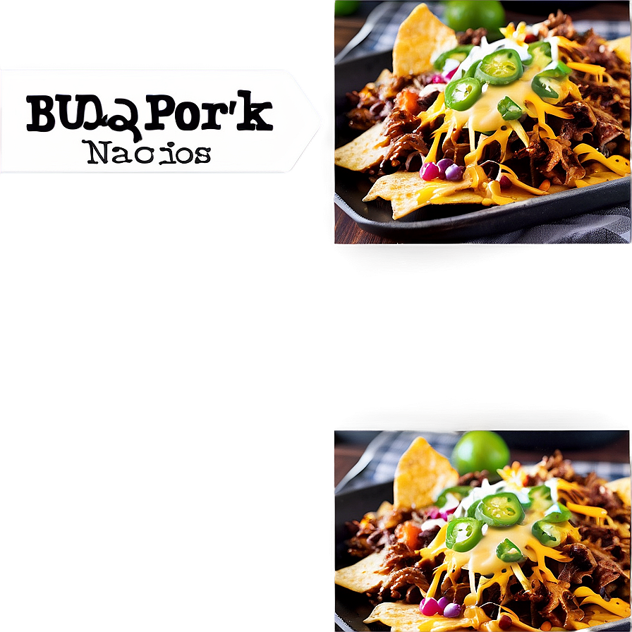 Bbq Pulled Pork Nachos Png 06122024