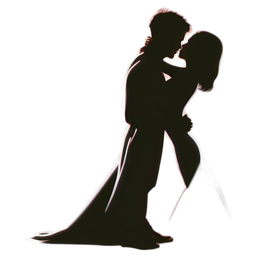 Be My Valentine Couple Silhouette Png 81