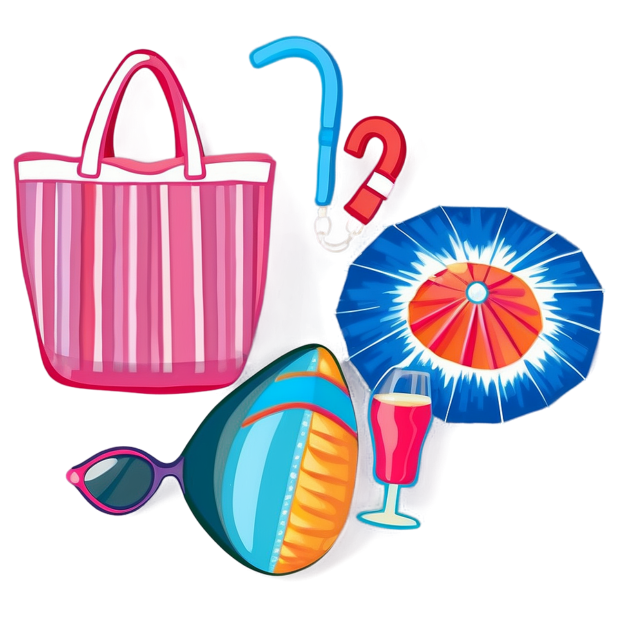 Beach Bag Set Png 06292024