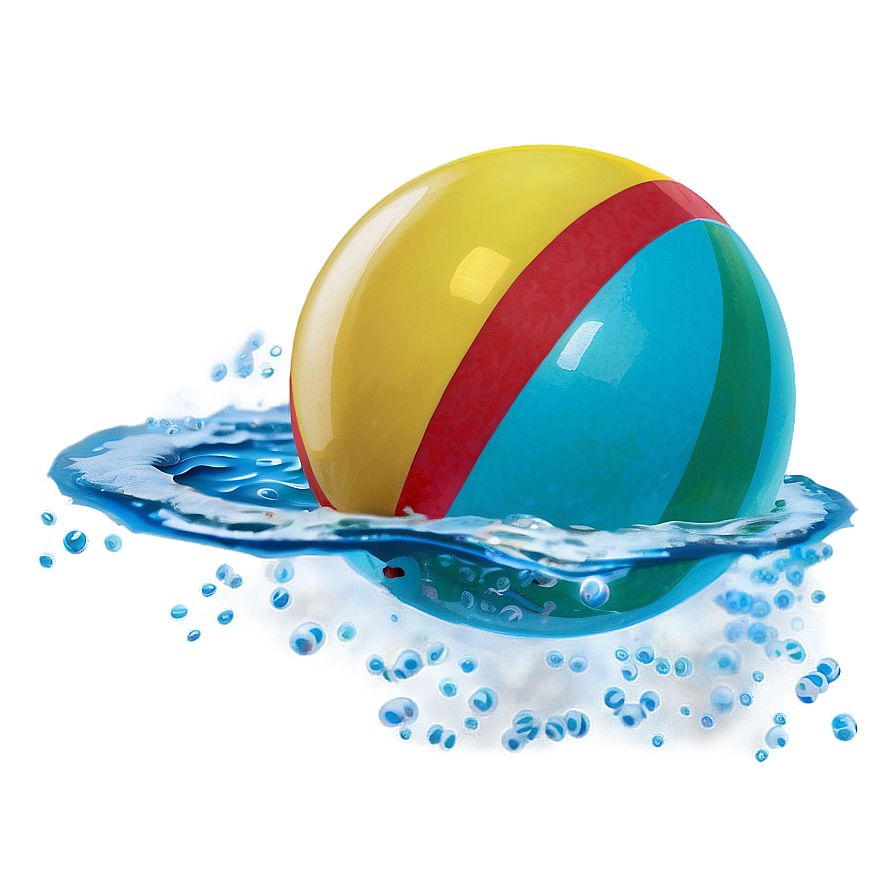 Beach Ball In Water Png Jxq