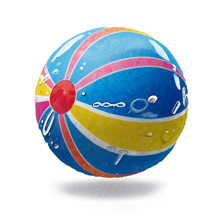 Beach Ball In Water Png Qco