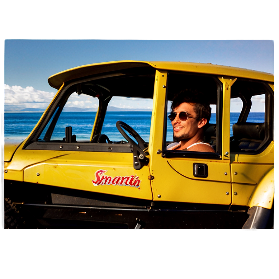 Beach Buggy Sunset Ride Png 68