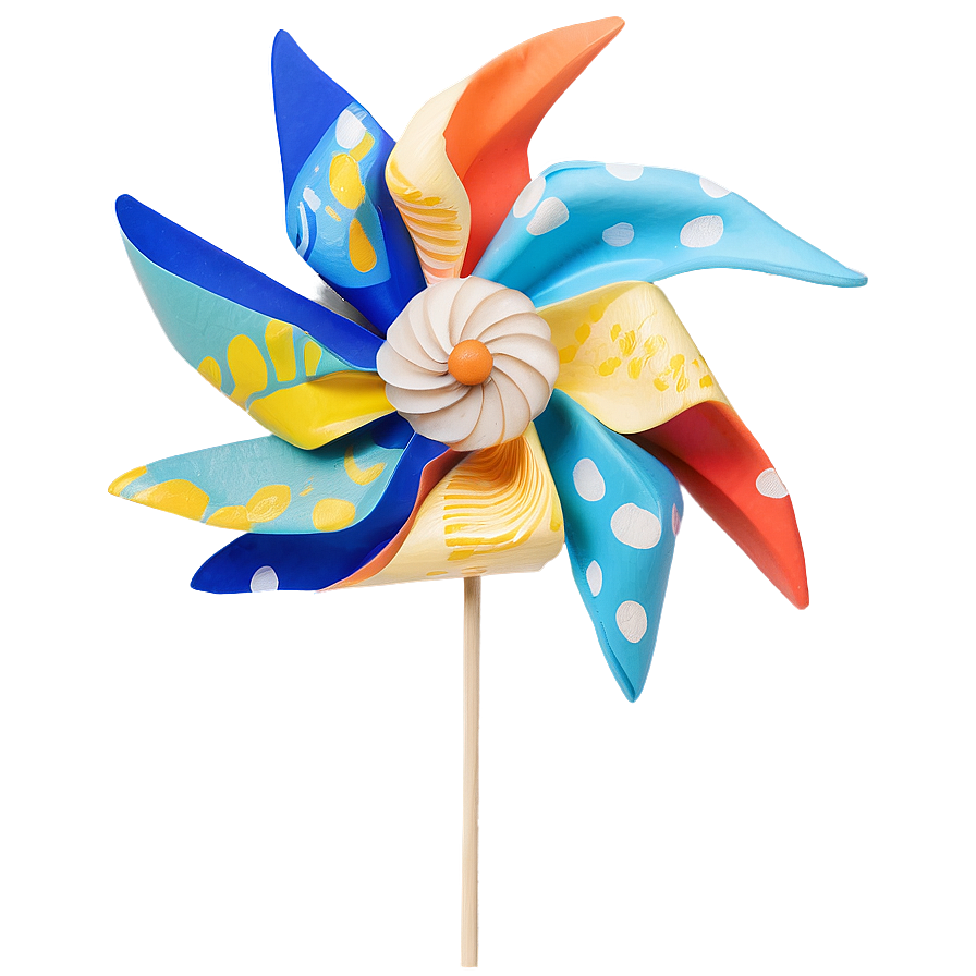 Beach Day Pinwheel Png Cdq