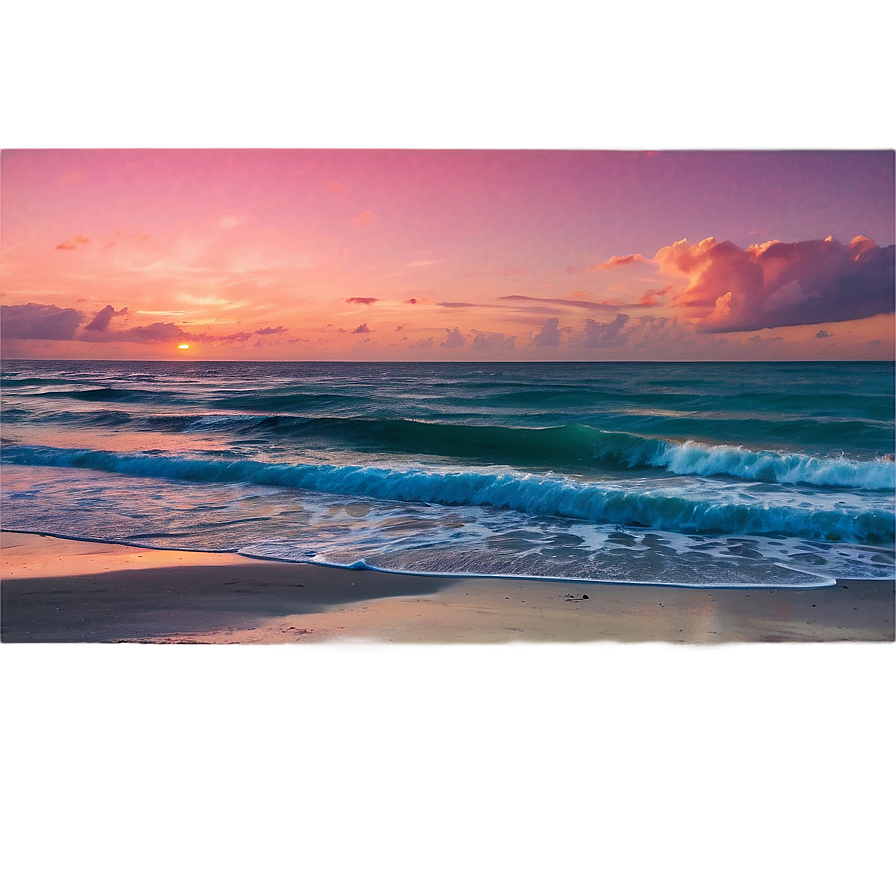 Beach Dusk Twilight Png Ais