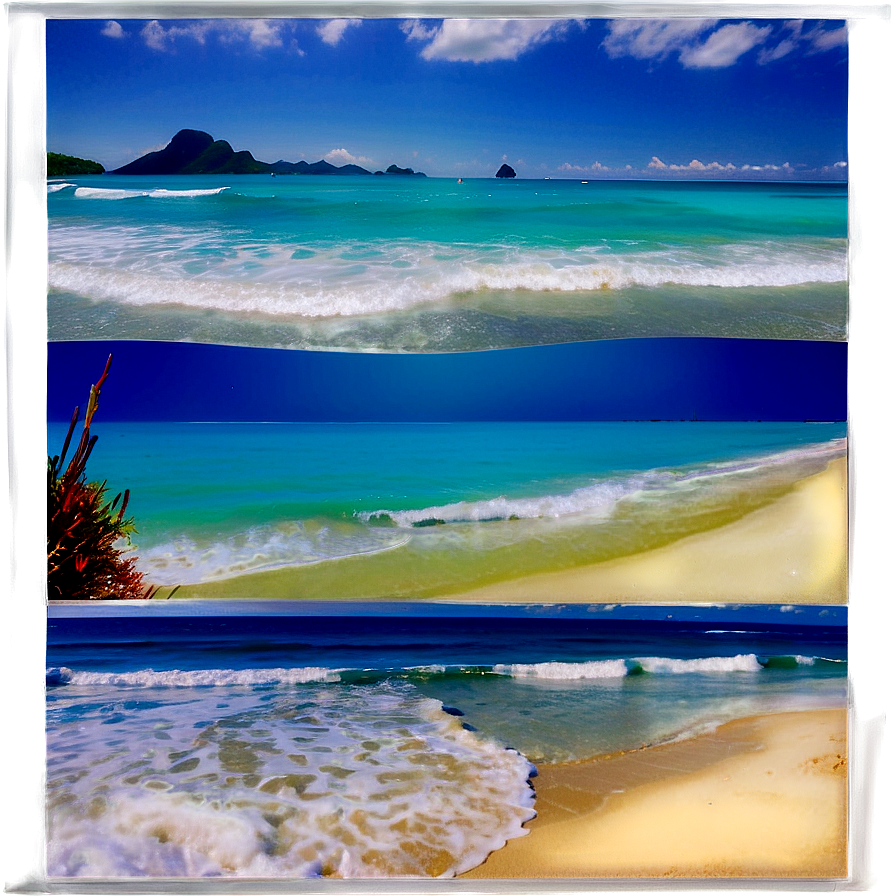 Beach Ocean Horizon Png 16