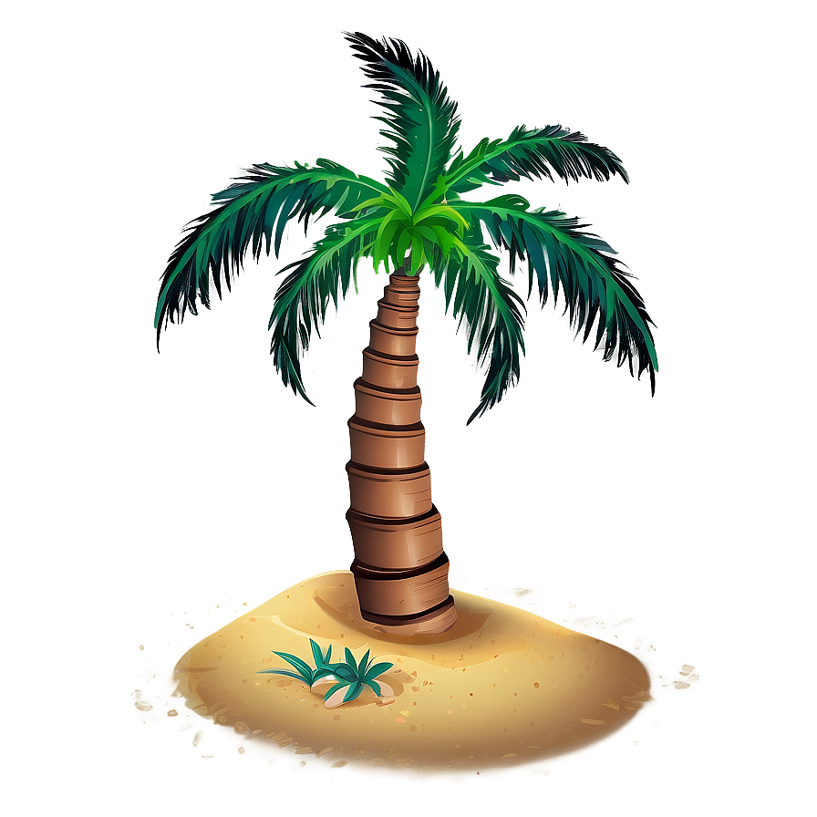 Beach Sand Palm Tree Png Lwy