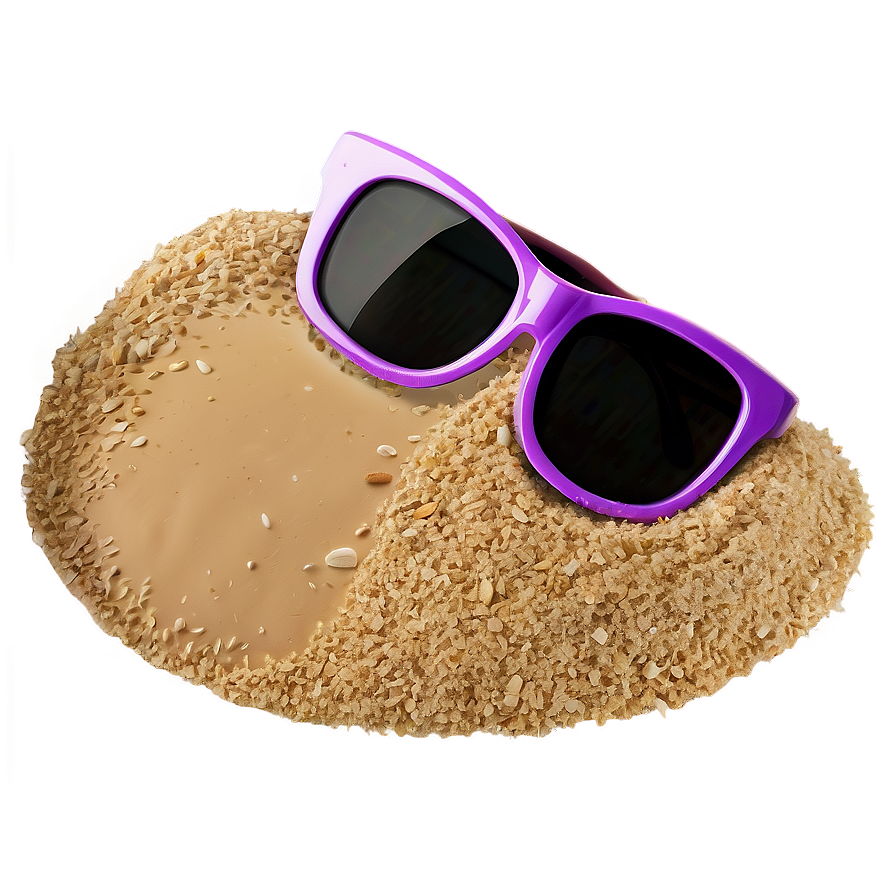 Beach Sand With Sunglasses Png Bra