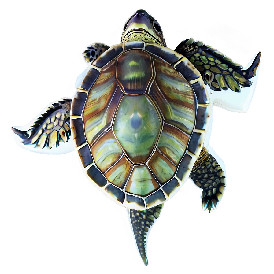 Beach Sea Turtle Swim Png 27