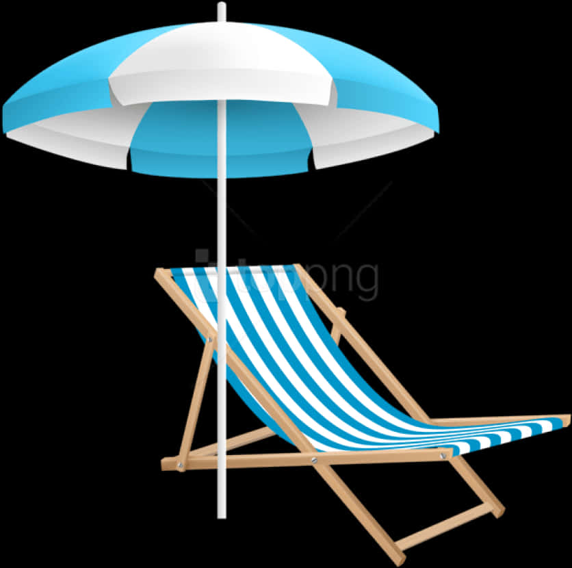 Beach Umbrellaand Deck Chair