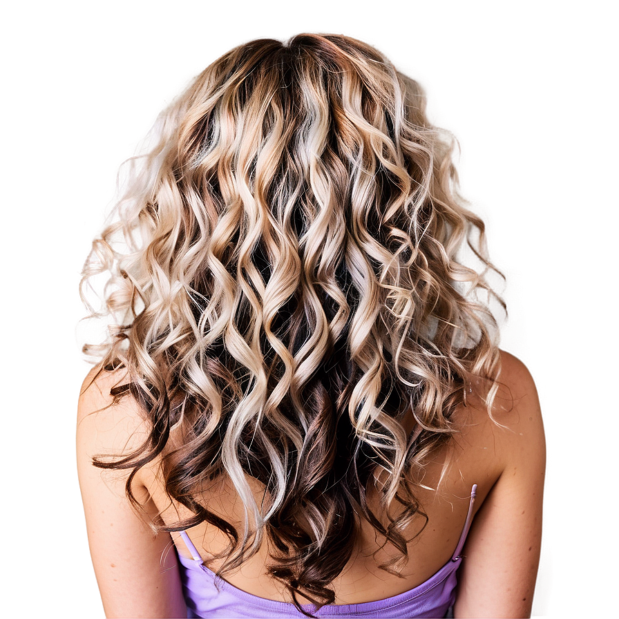 Beach Wave Perm Hair Png Erc