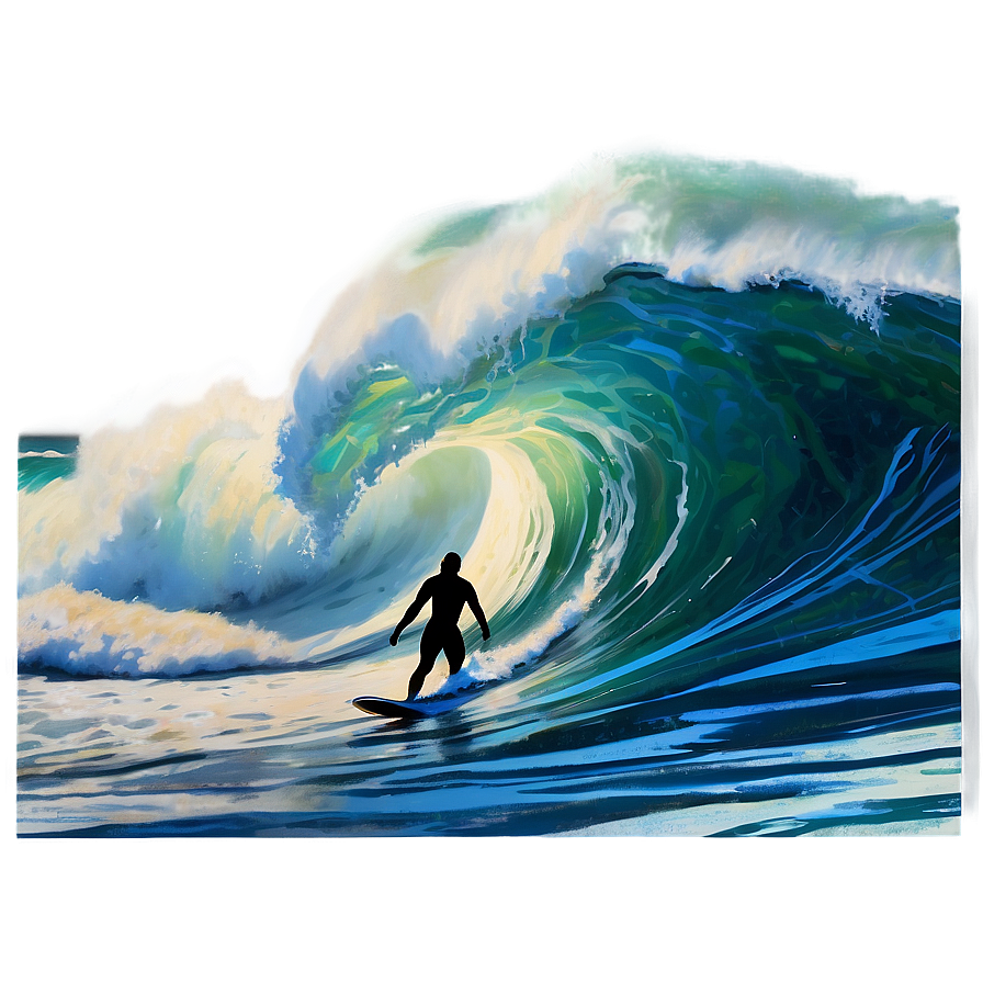 Beach Wave Surfing Png 15