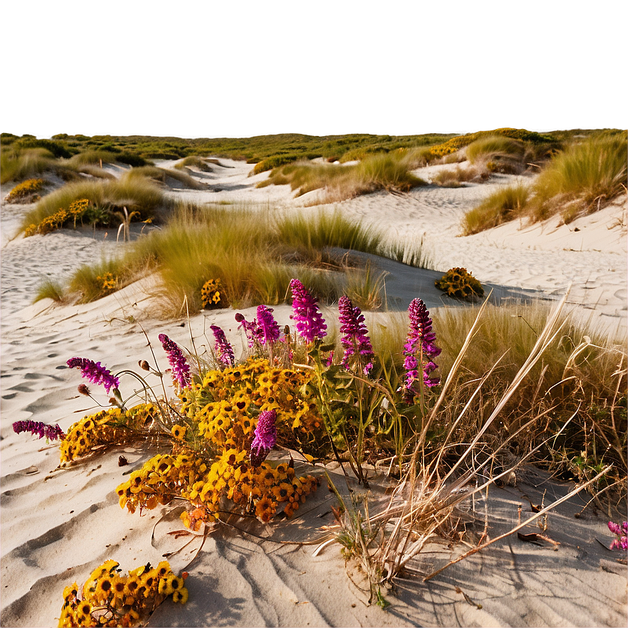 Beach Wildflowers Dunes Png Fsy91