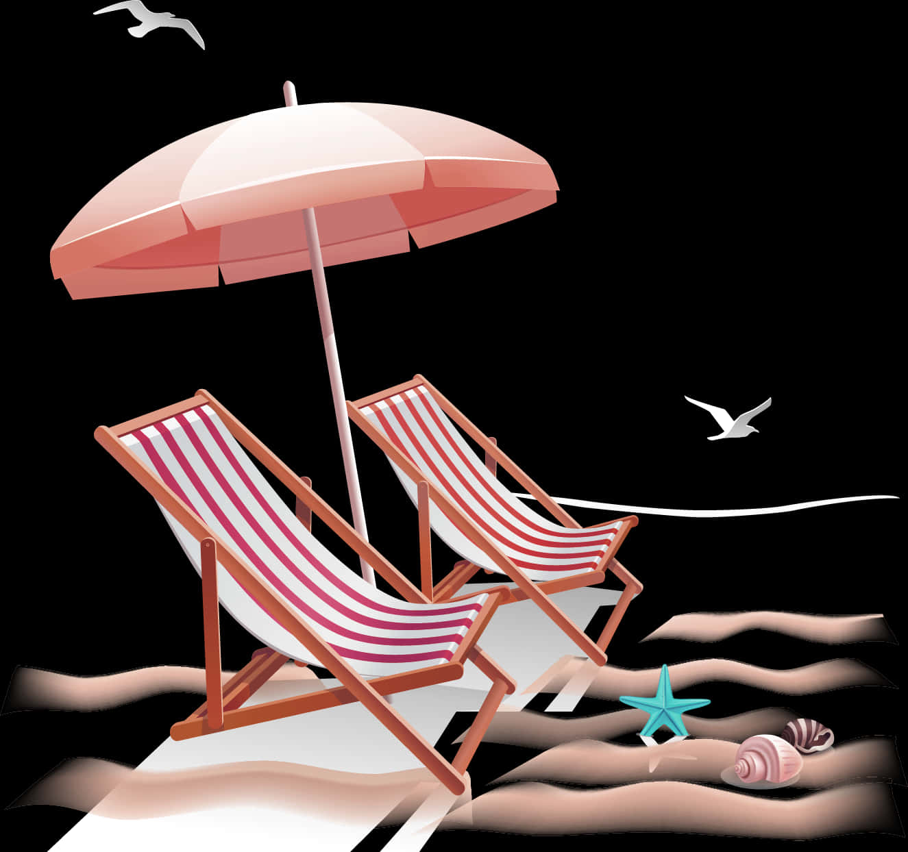 Beachside_ Relaxation_ Vector