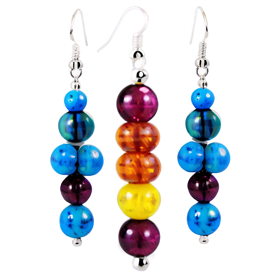 Bead Earrings Craft Png 06262024