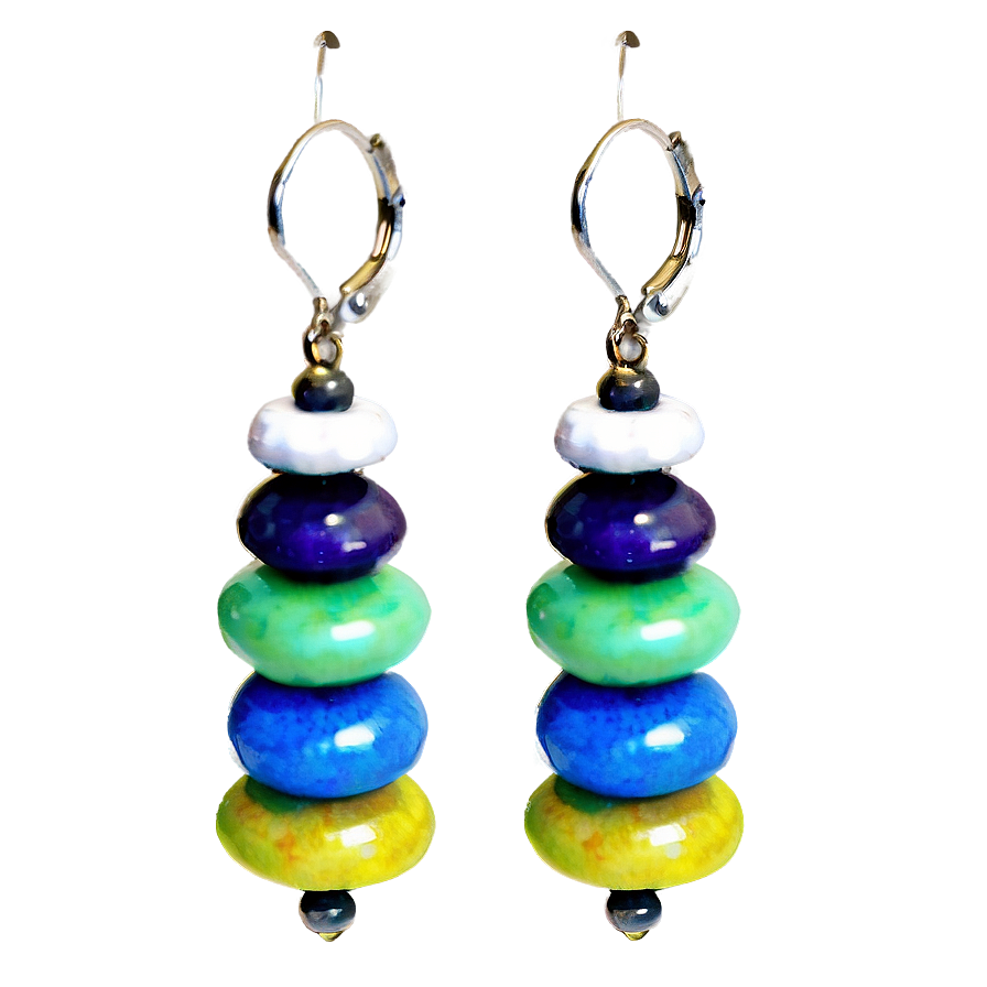 Bead Earrings Craft Png Htd20