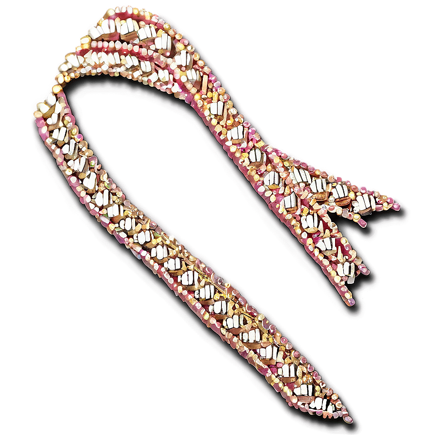 Beaded Ribbon Trim Png 82