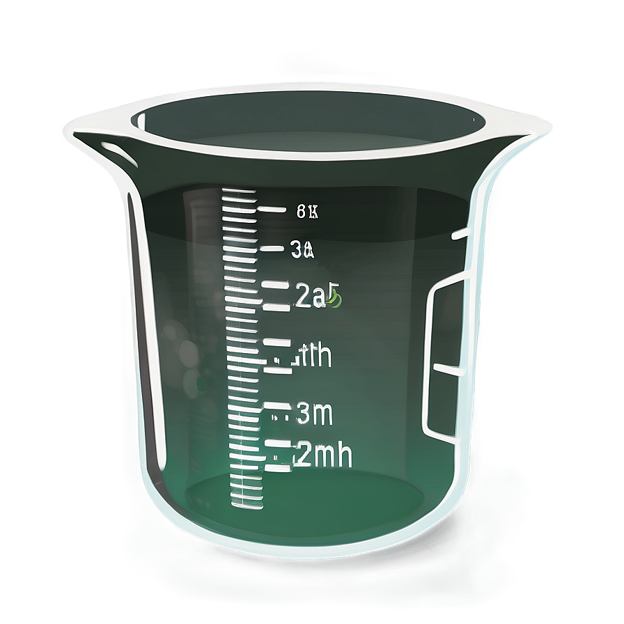 Beaker With Measurements Png 05232024