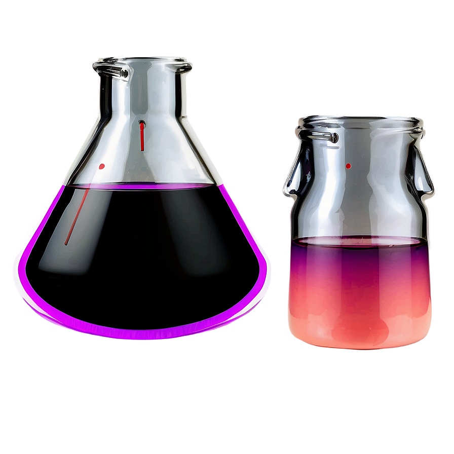 Beaker With Purple Fluid Png 05232024