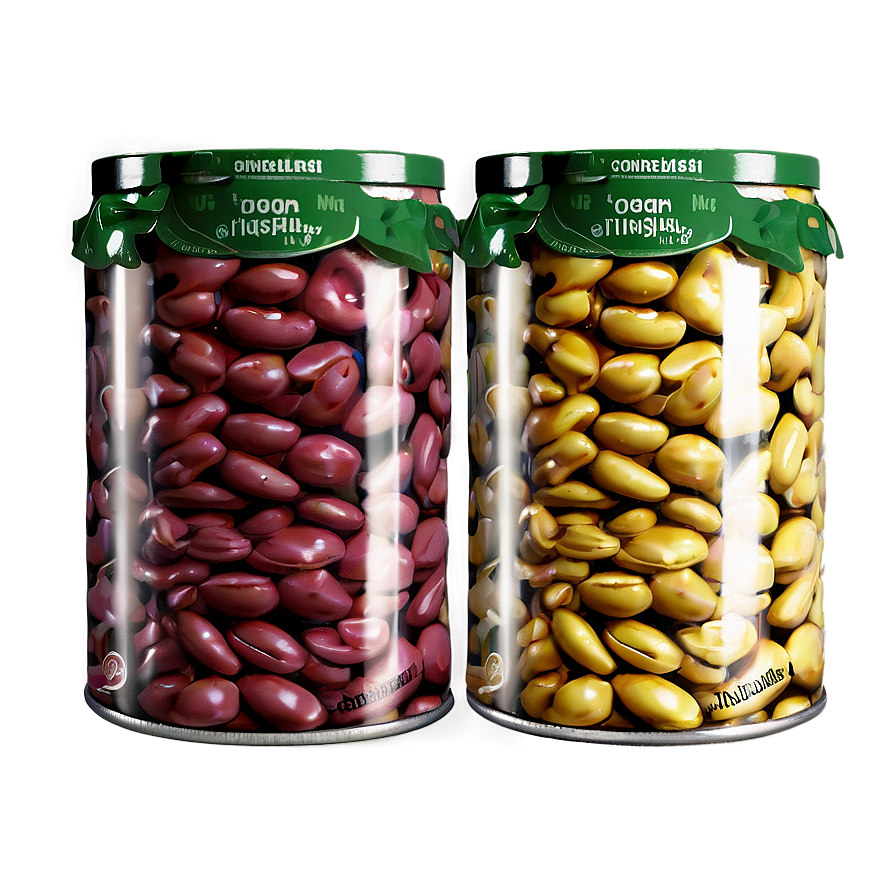 Beans Can Collection Png 27