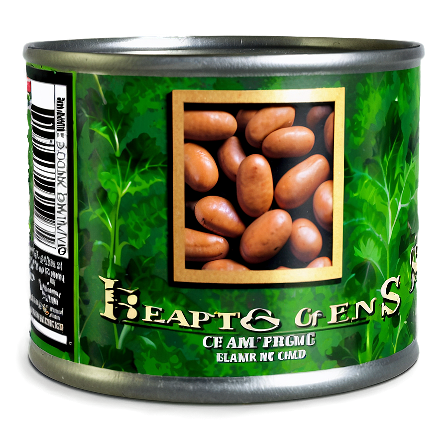 Beans Can In Hand Png 06212024