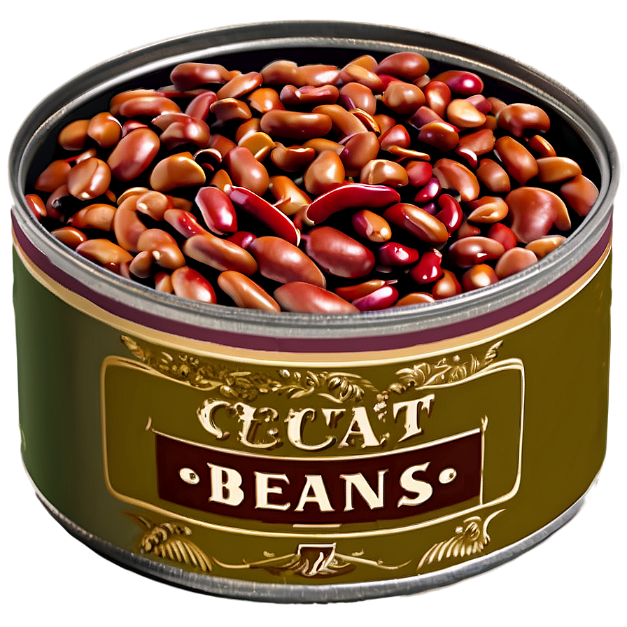 Beans Can Side View Png 06212024