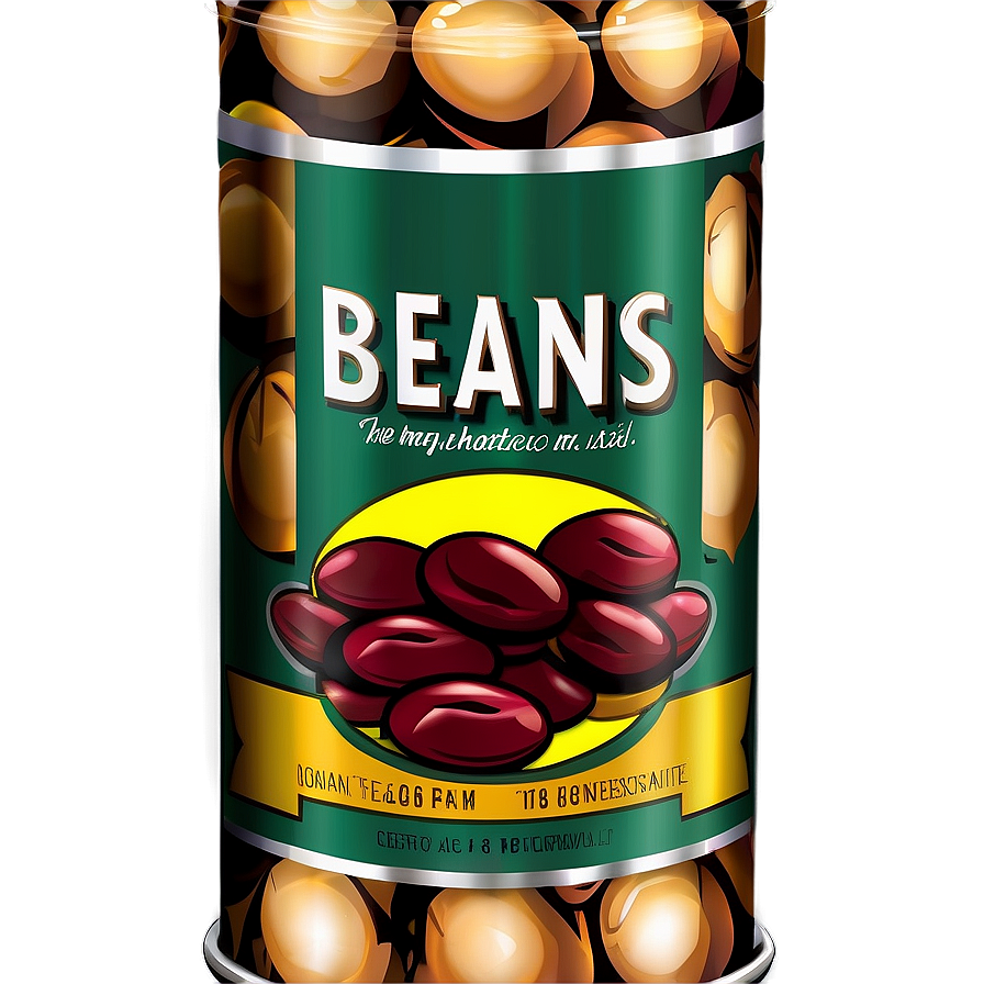 Beans Can Vector Png Hwk