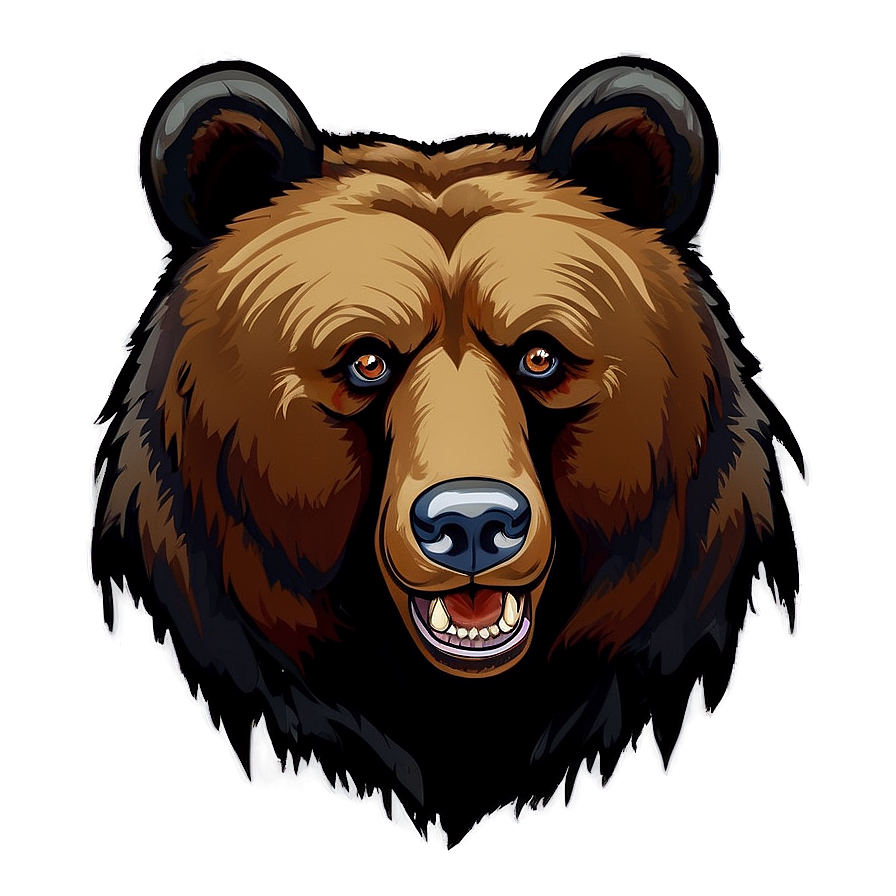 Bear Face Vector Png 53