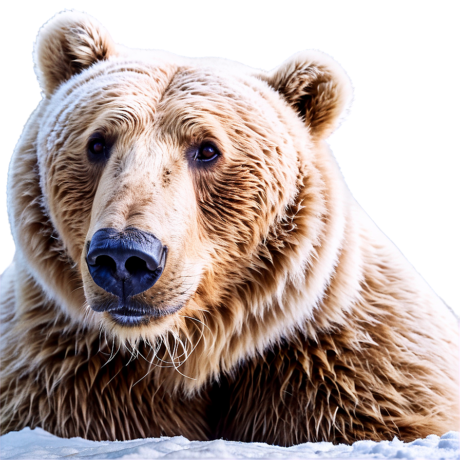 Bear Head In Snow Png 29