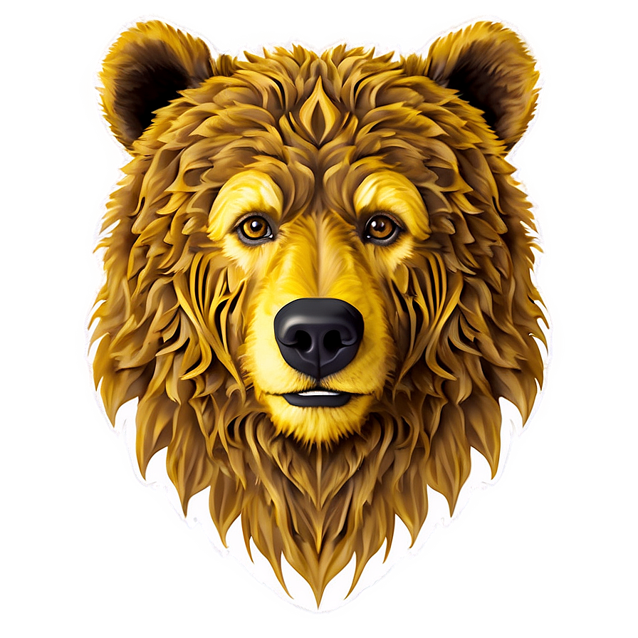 Bear Head Outline Png 06292024